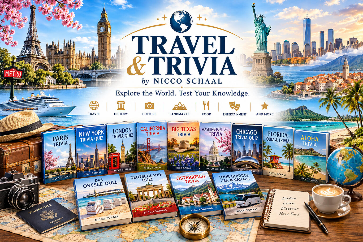 Travel & Trivia by Nicco Schaal Images for Travel and Trivia by Nicco Schaal.